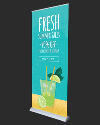 pull up2g Roller Banner